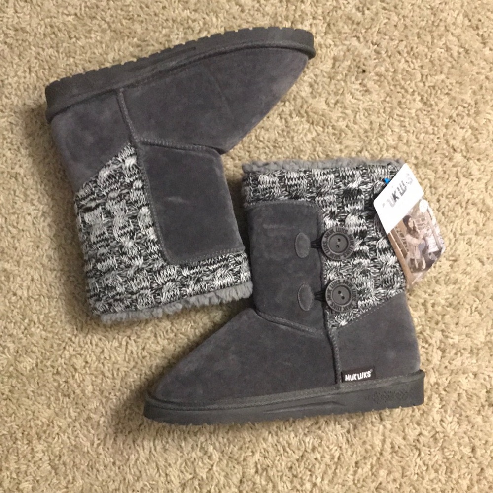 Grey Muk Luks